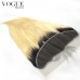 1B 613 Dark Root 13x4 Straight Lace Frontal With Baby Hair,Virgin Brazilian Remy Human Hair